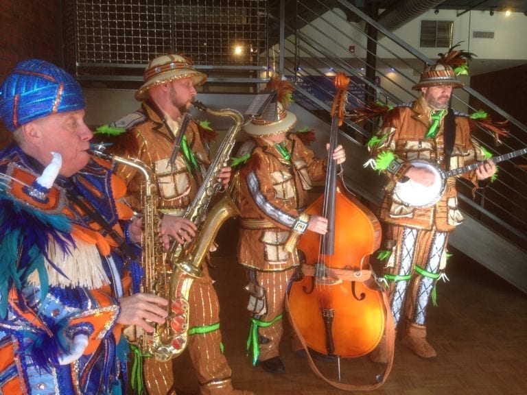 Mummers x 2 Exhibit Opens at Trenton Public Library