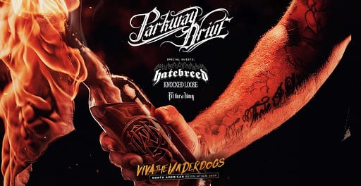 Parkway Drive Viva The Underdogs North American Revolution Tour w