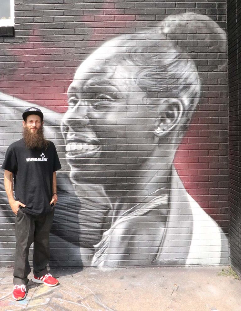 The Face behind the Athing Mu Mural