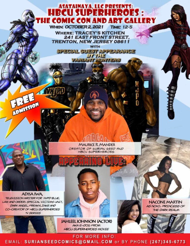 Trenton Comic Artist to Host a Fundraiser