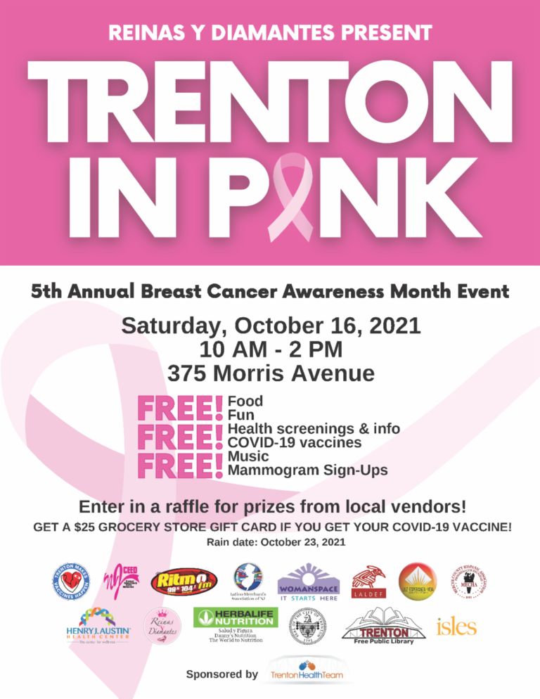 Trenton In Pink Community Event Combines Health & Fun