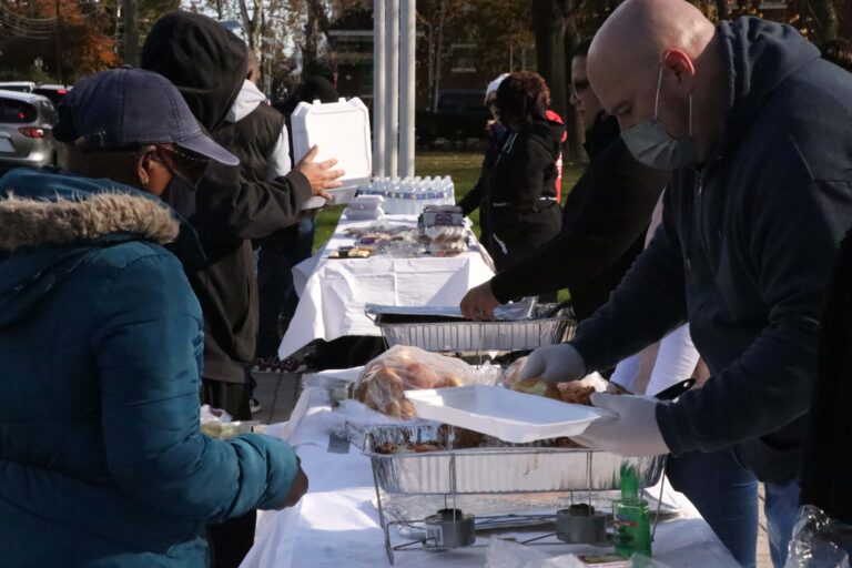 Local Community Activists Hand Out Free Thanksgiving Meals