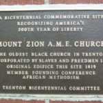 Mount Zion AME Church marker cropped