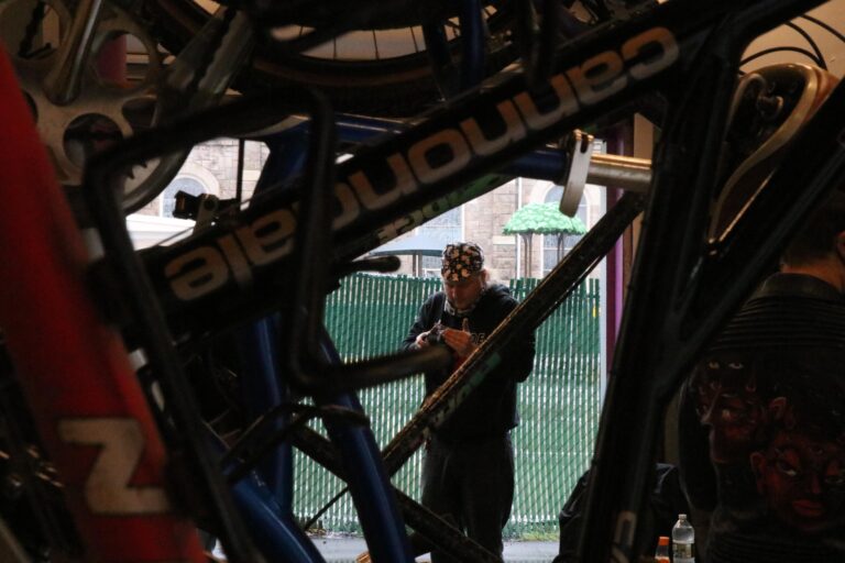 Trenton Cycling Revolution’s First Community Outreach Garage for Trenton Cyclists