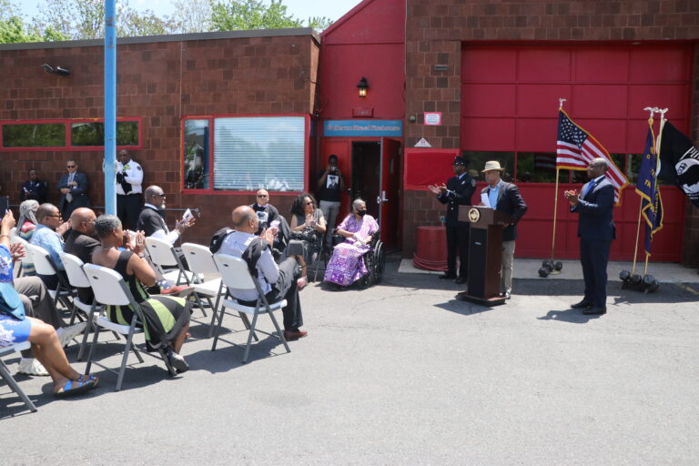 Trenton Fire Department Honors First African American FireFighter