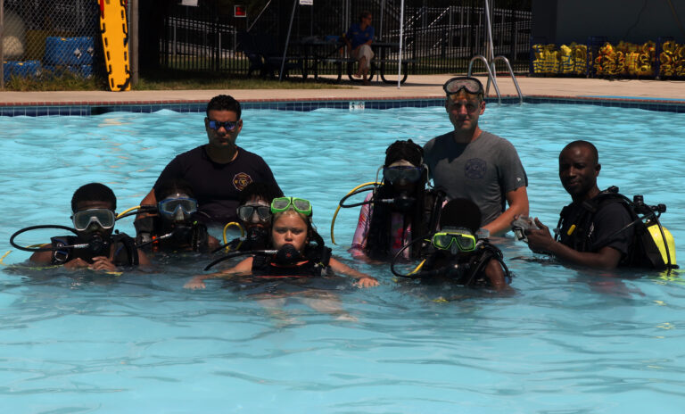 Trenton Fire Department Teaches Kids How To Scuba Dive