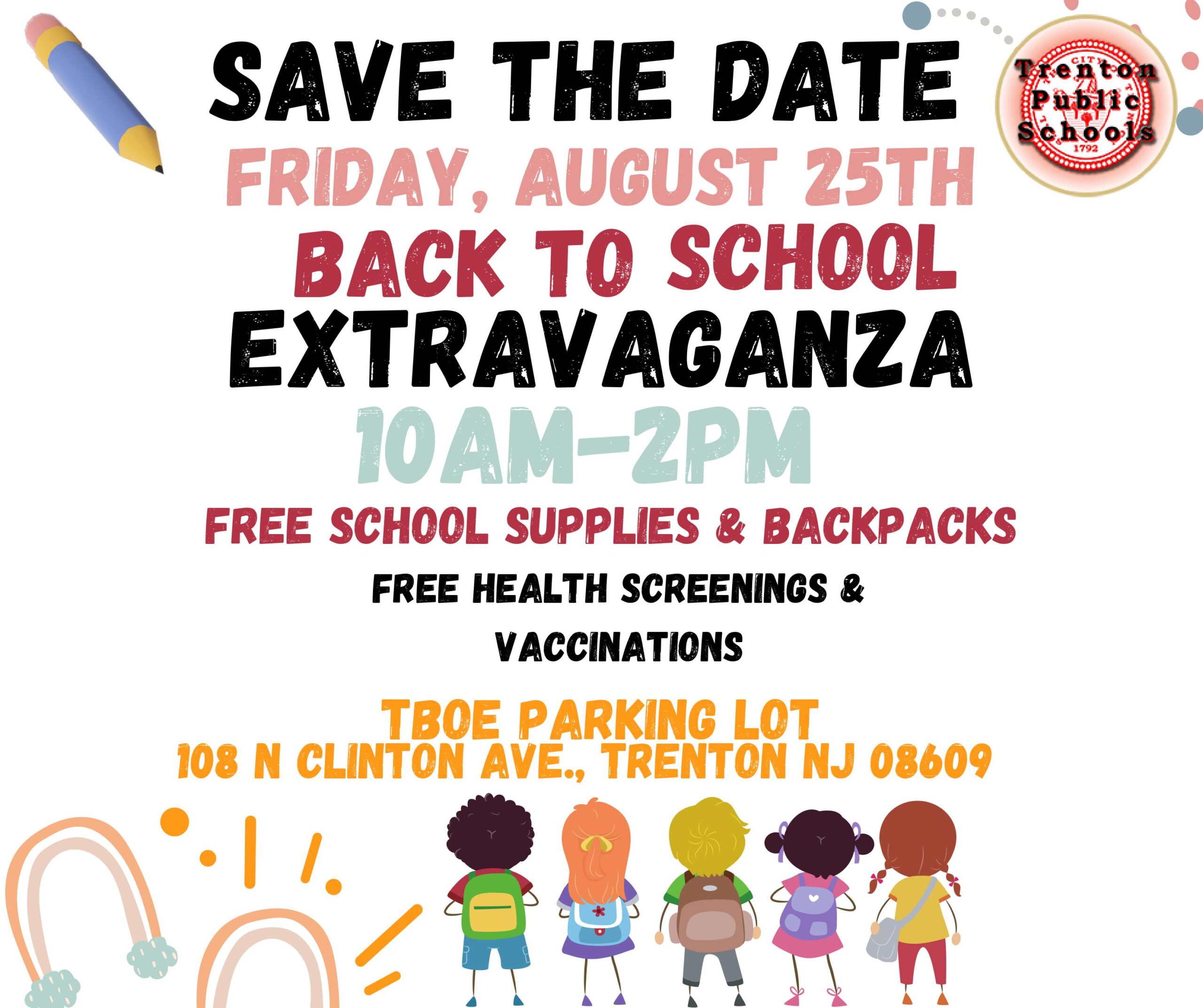 Trenton Public Schools Announce Back to School Extravaganza - TrentonDaily