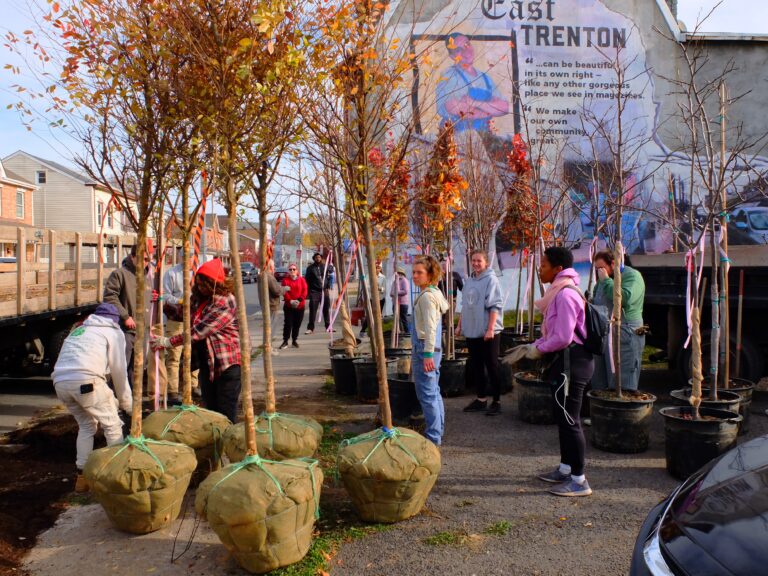 New Jersey Conservation Foundation and Partners Plant Trees in East Trenton