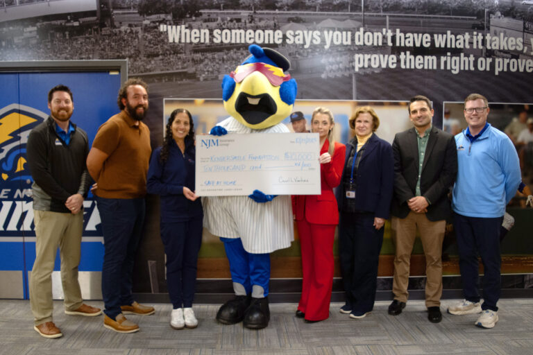 Thunder and NJM Insurance Group Raise $10,000 for Safe at Home Program